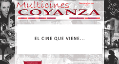 Desktop Screenshot of multicinescoyanza.com